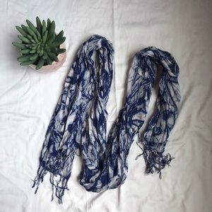 Blue and Grey scarf